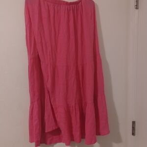 Chic Pink A-Line Skirt